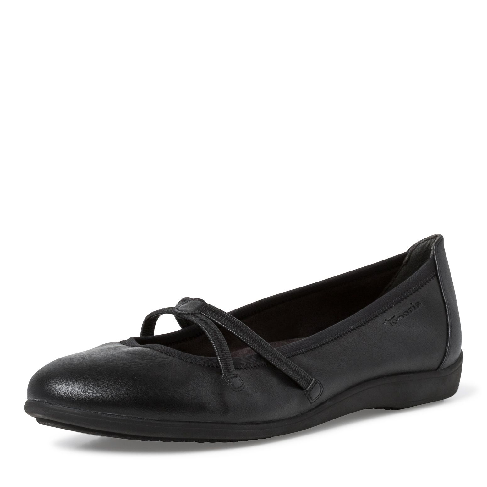 TAMARIS balerina cipő 1-22106-28 001 BLACK