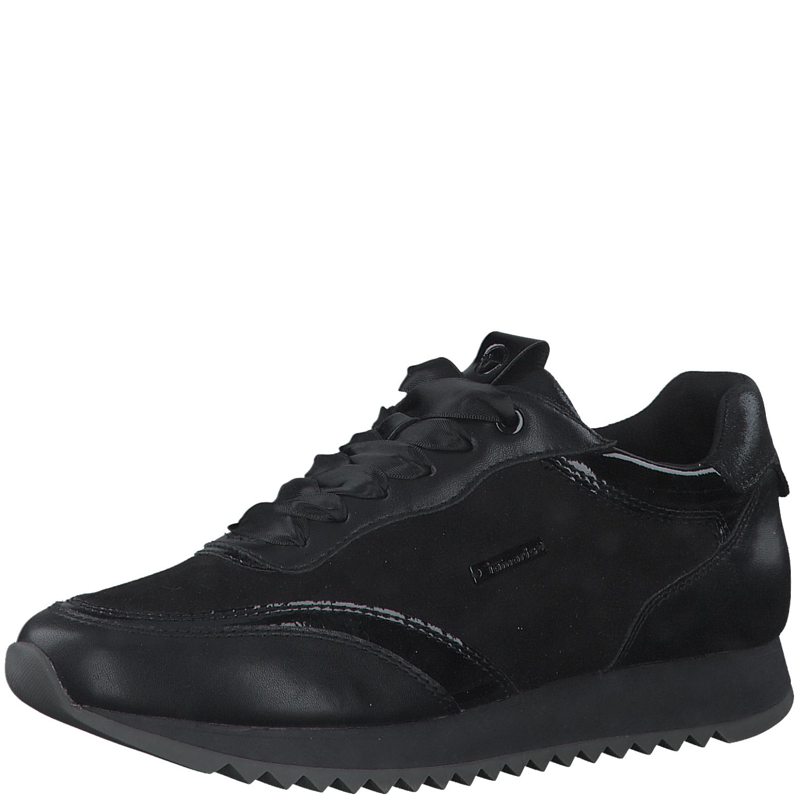 TAMARIS női sportos cipő 1-23609-29 007 BLACK UNI
