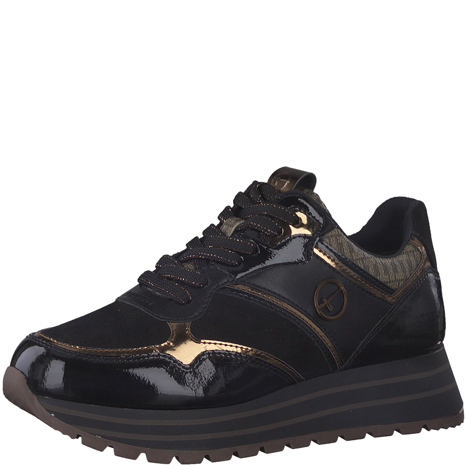 TAMARIS UTCAI NŐI SPORT CIPŐ 1-23706-29 098 BLACK COMBI