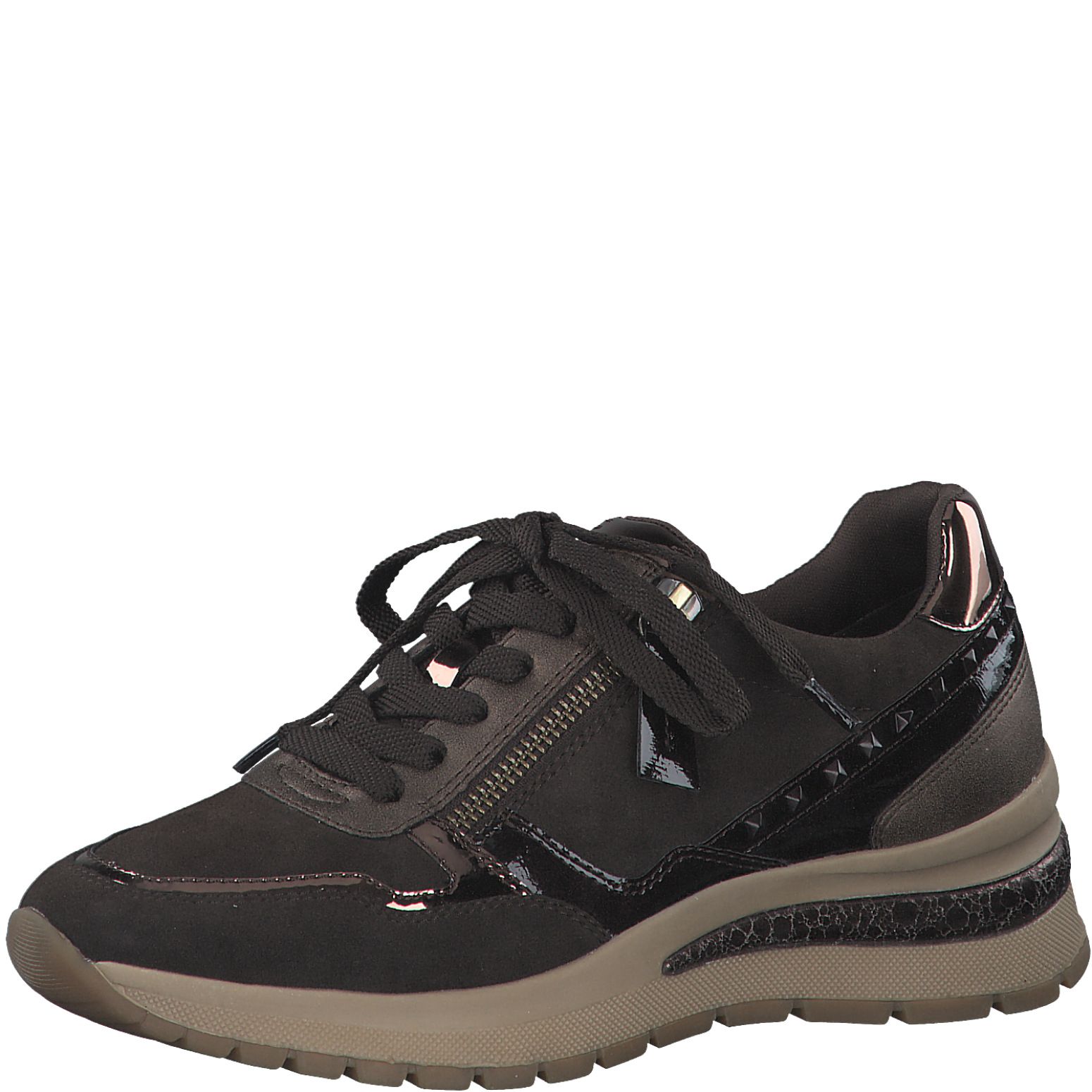 TAMARIS sportos utcai cipő 1-23709-29 303 MOCCA COMB