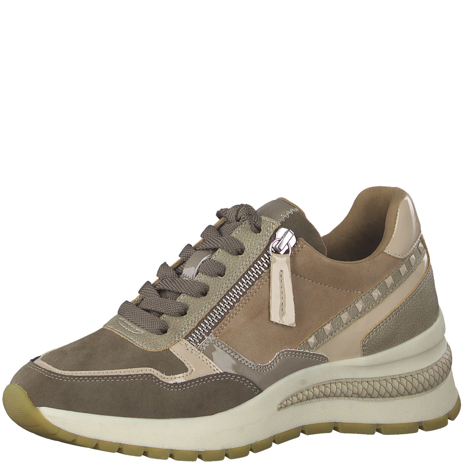 TAMARIS sportos utcai cipő 1-23709- 598 MAUVE COMB