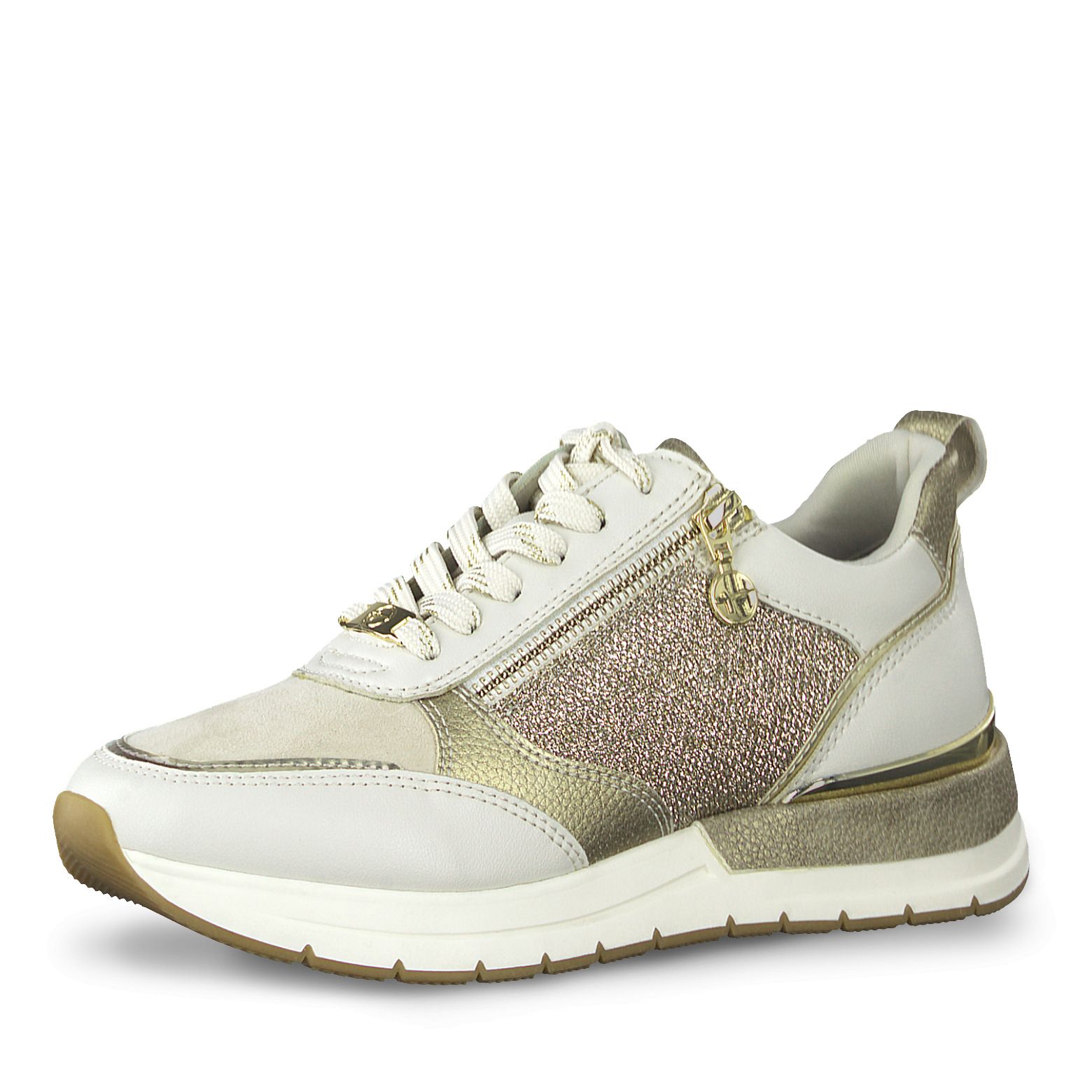 TAMARIS sportos utcai cipő 1-23732-28 430 IVORY COMB