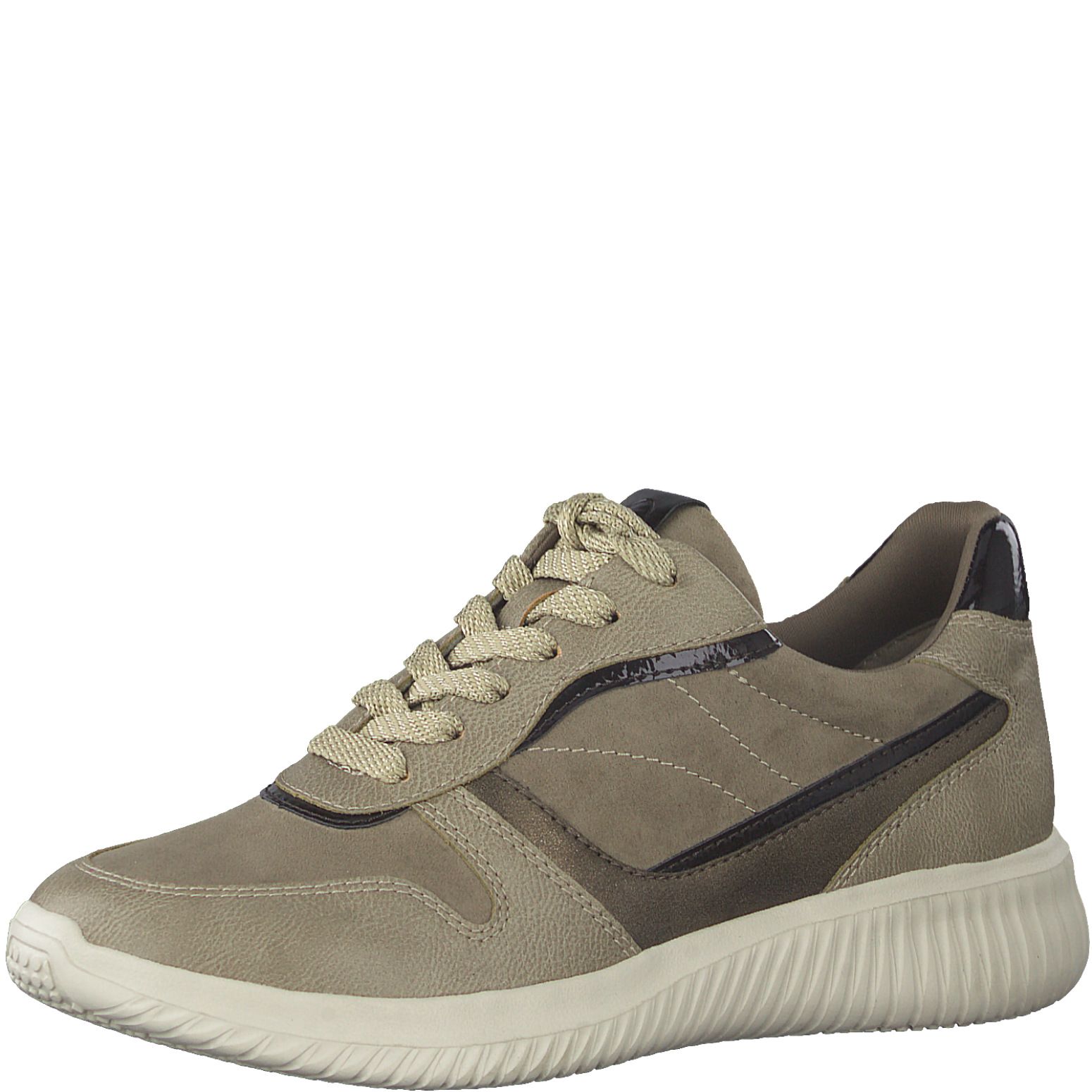 TAMARIS sportos utcai cipő 1-23746-29 426 TAUPE COMB