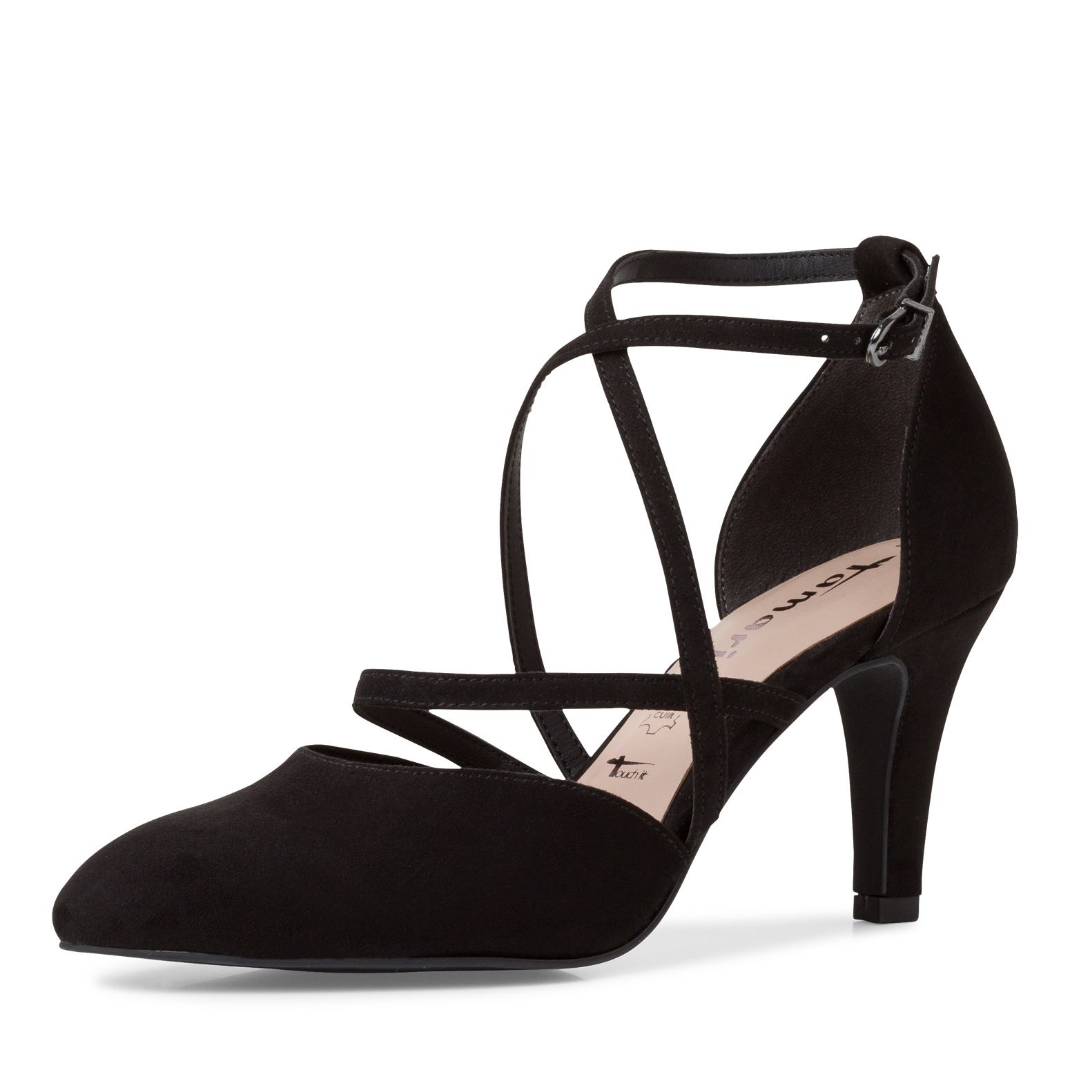 TAMARIS női pántos félcipő 1-24404-28 001 BLACK