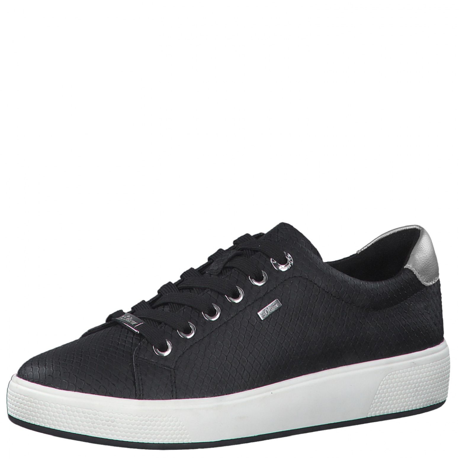 S.Oliver női sportos utcai cipő 5-23625-38 001 BLACK