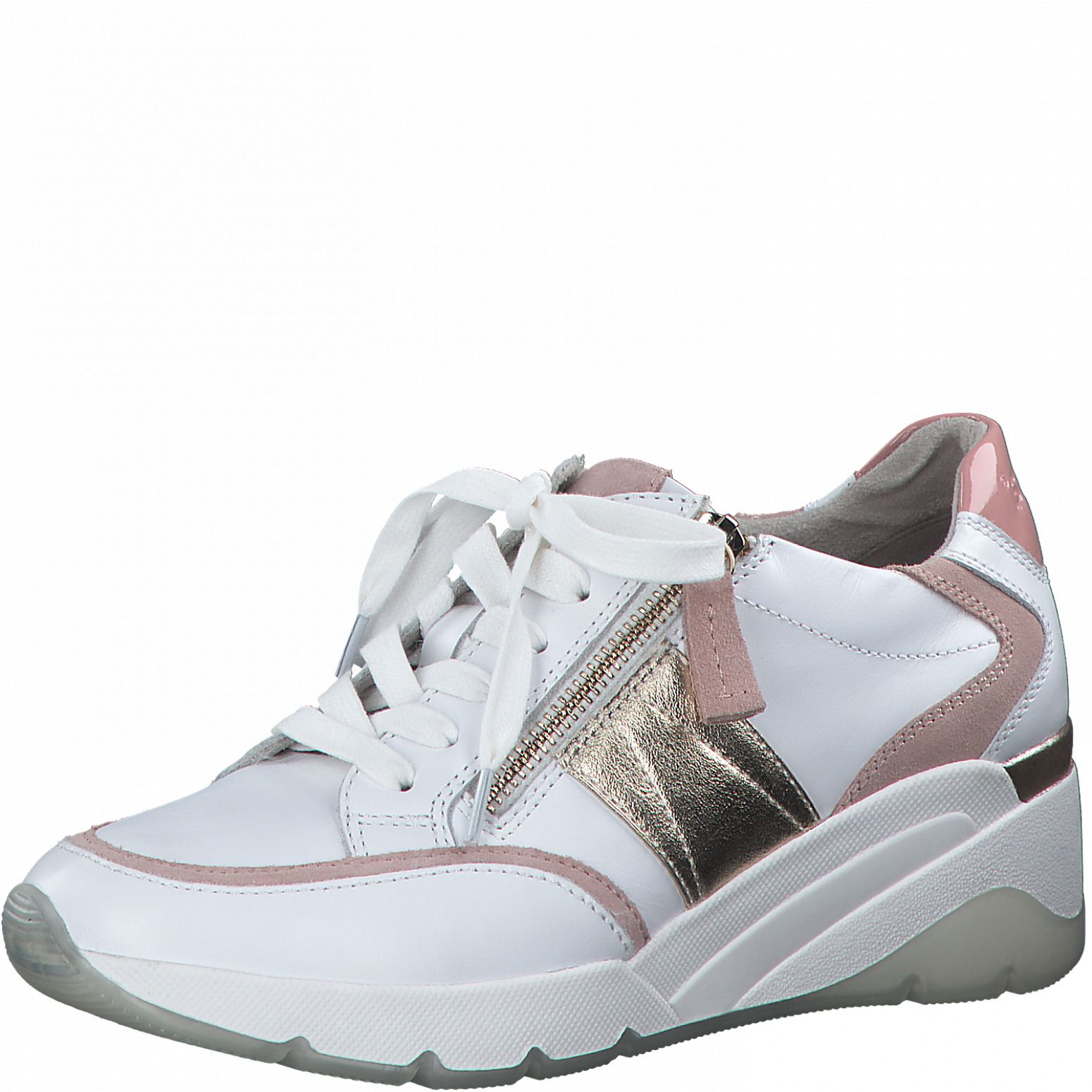 JANA női sportos zárt cipő 8-23703-28 151 WHITE/ROSE