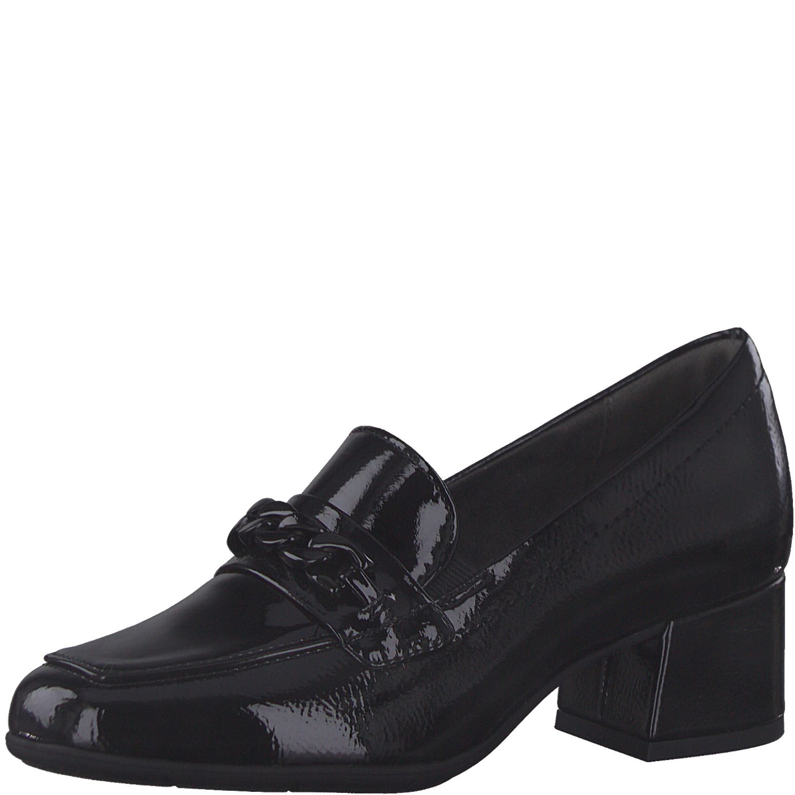 JANA NŐI CIPŐ 8-24365-29 018 BLACK PATENT