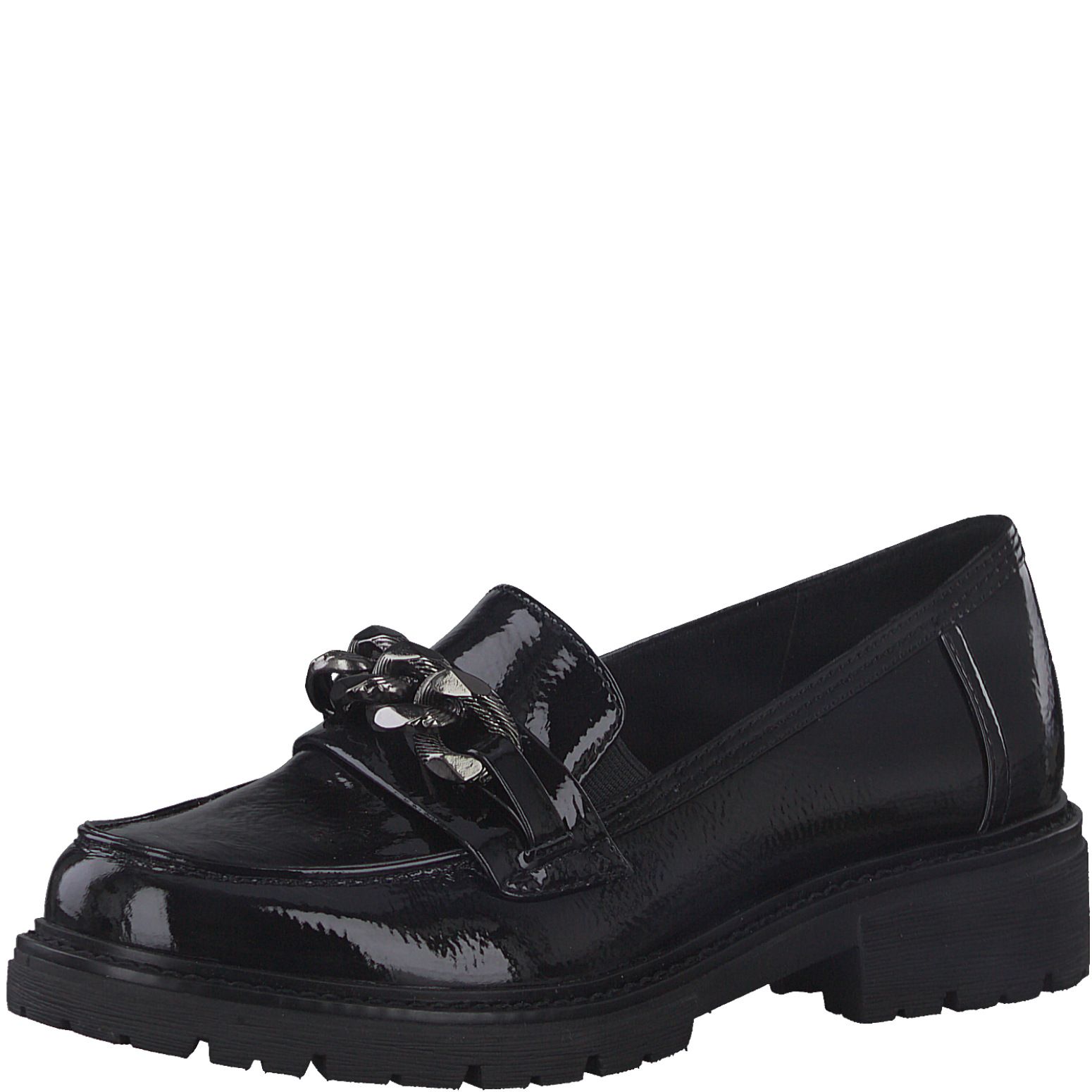JANA NŐI FÉLCIPŐ 8-24764-29 018 BLACK PATENT
