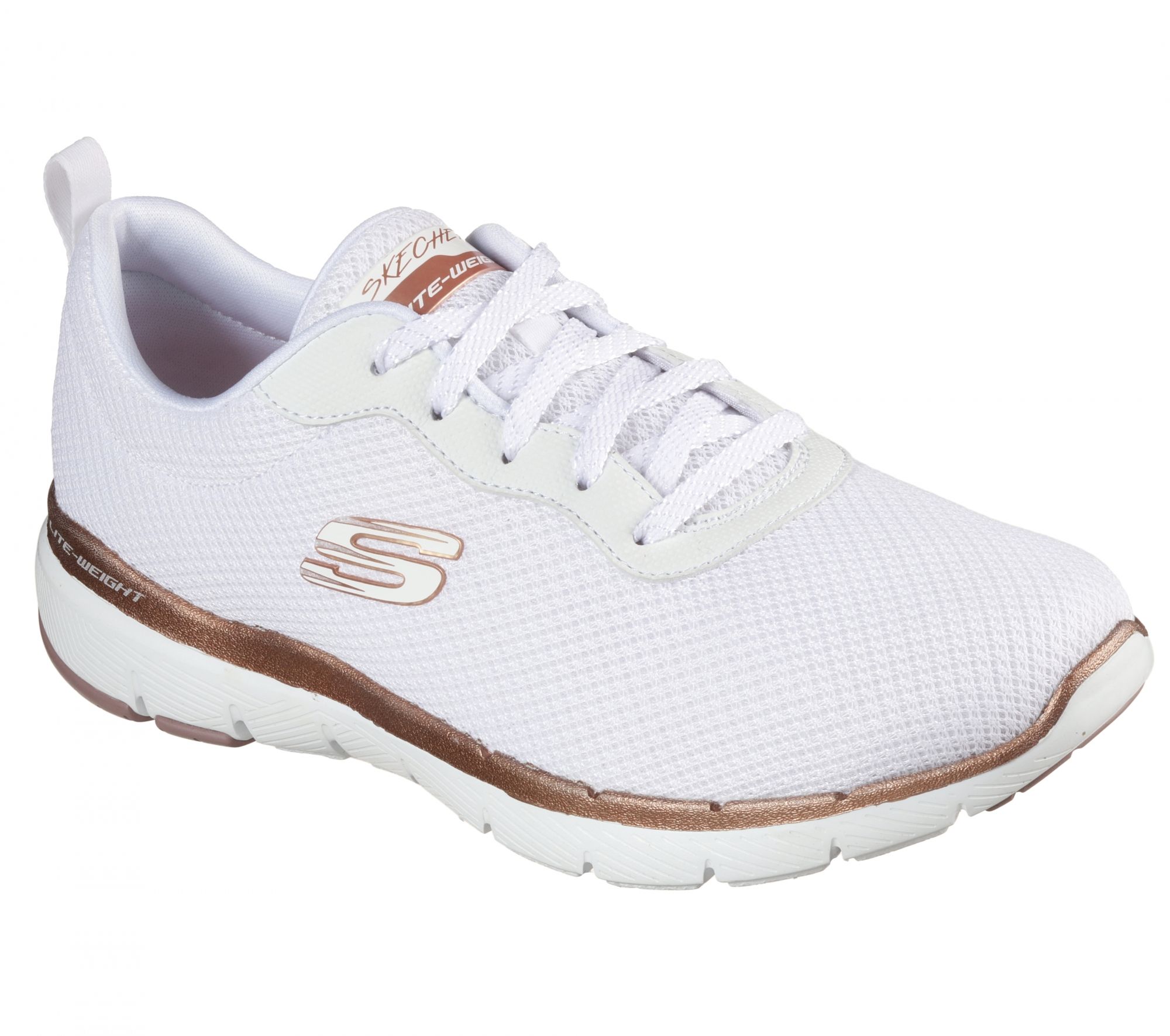 SKECHERS sportos utcai cipő NŐI FLEX APPEAL 3.0 - ELSŐ BETEKINTÉS 13070 WTRG