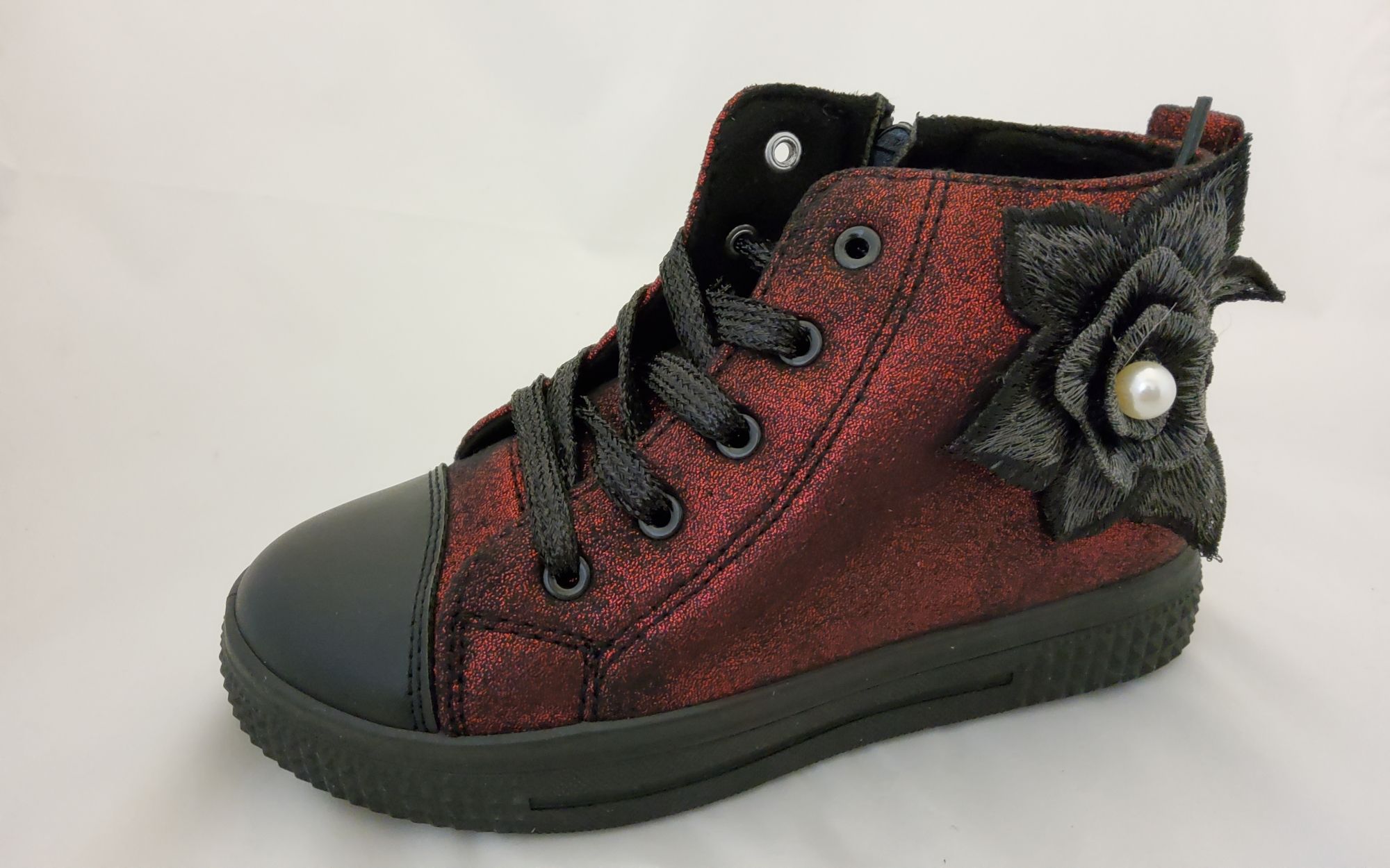 Bélelt torna cipő X-7110 CLARET 30-35 méretben