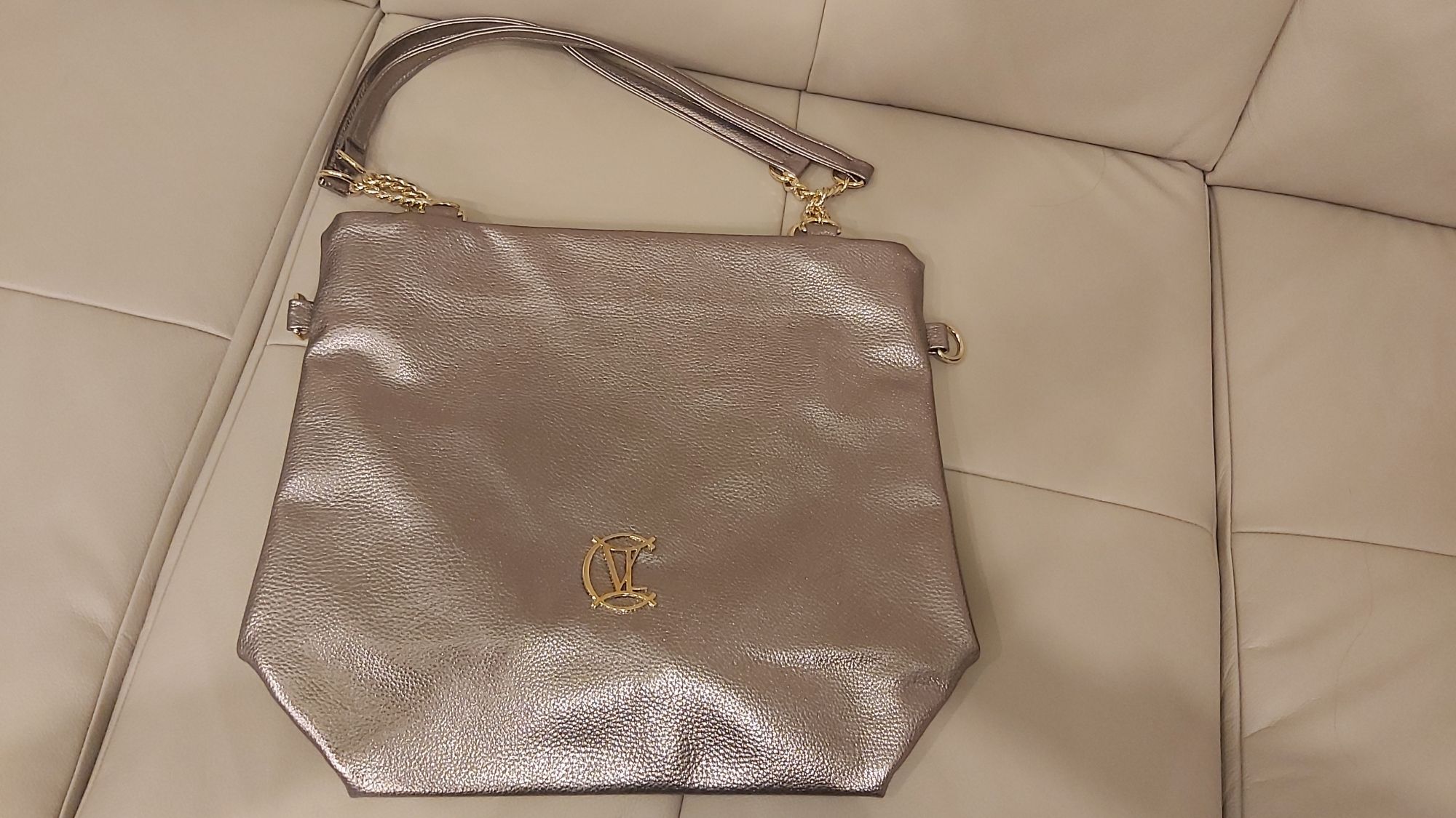 Női shopping táska VL 934 bronz 