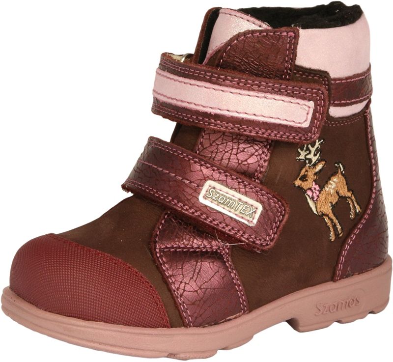 SZAMOS KÖLYÖK SZUPINÁLT BAKANCS 1673-487491 bordó-pink 20-24 méretben
