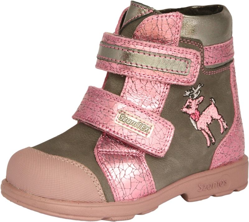 SZAMOS KÖLYÖK SZUPINÁLT BAKANCS 1673-587492 szürke-pink 25-30  méretben