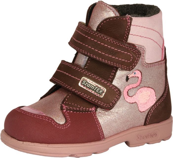SZAMOS KÖLYÖK SZUPINÁLT BAKANCS 1678-677492 bordó pink 25-30 méretben