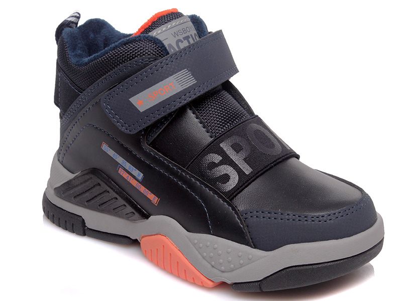 Bélelt fiú bakancs R983255943 DB DARK BLUE  27-32 méretben