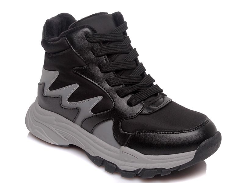 kamasz bélelt bakancs R016956373 BK BLACK 32-37 méretben