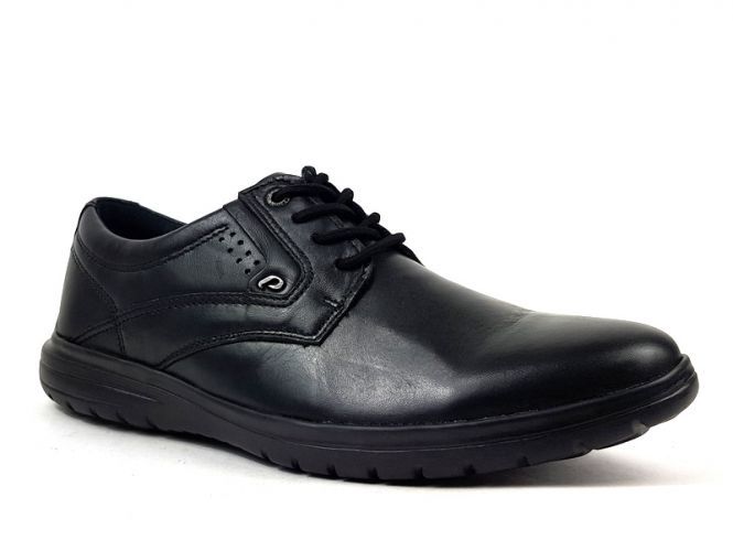 PEGADA férfi bőr félcipő 125901-01 STRECH PRETO