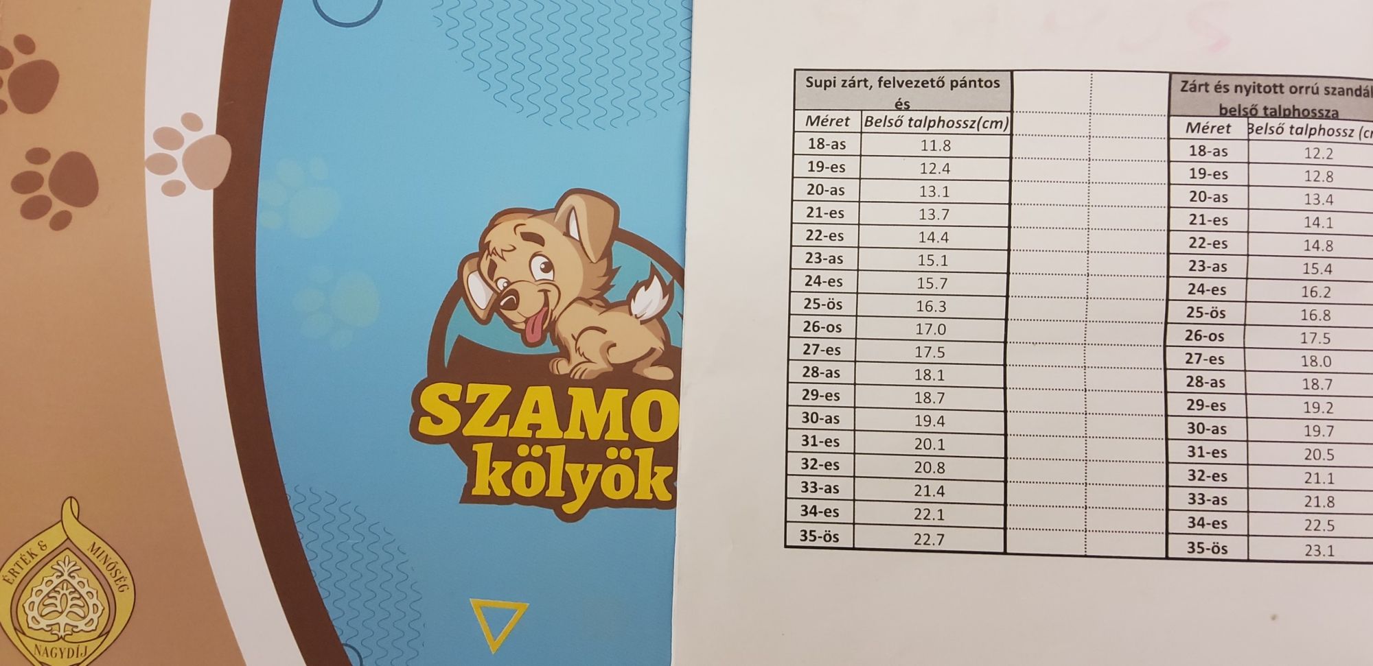 Méret  táblázat4 kép