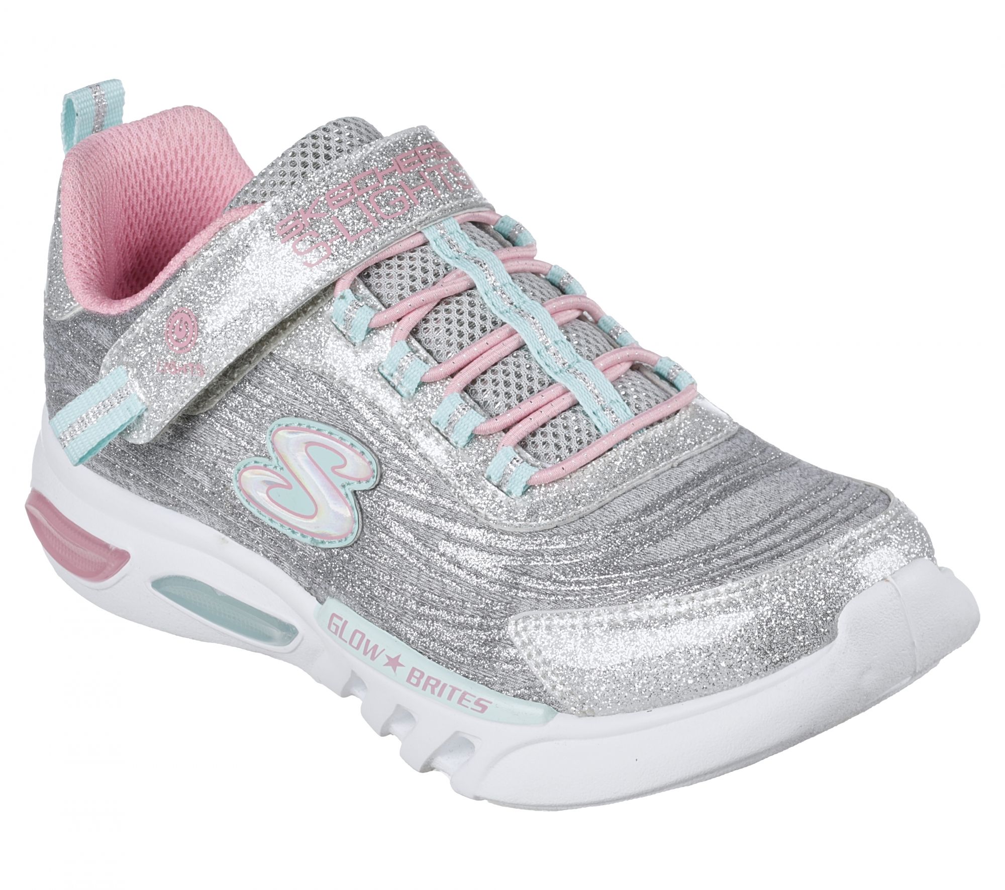 SKECHERS LÁNY S LIGHTS: GLOW-BRITES 302322L LTGY