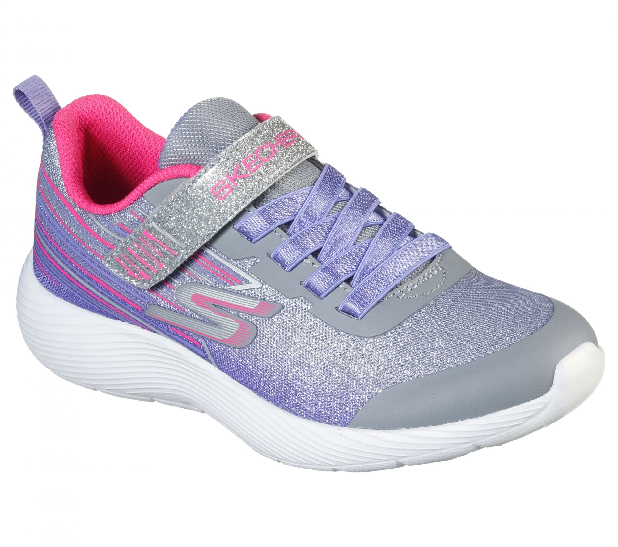 SKECHERS lány sport cipő LÁNY DYNA-LITE - SHIMMER STREAKS 302456L GYMT