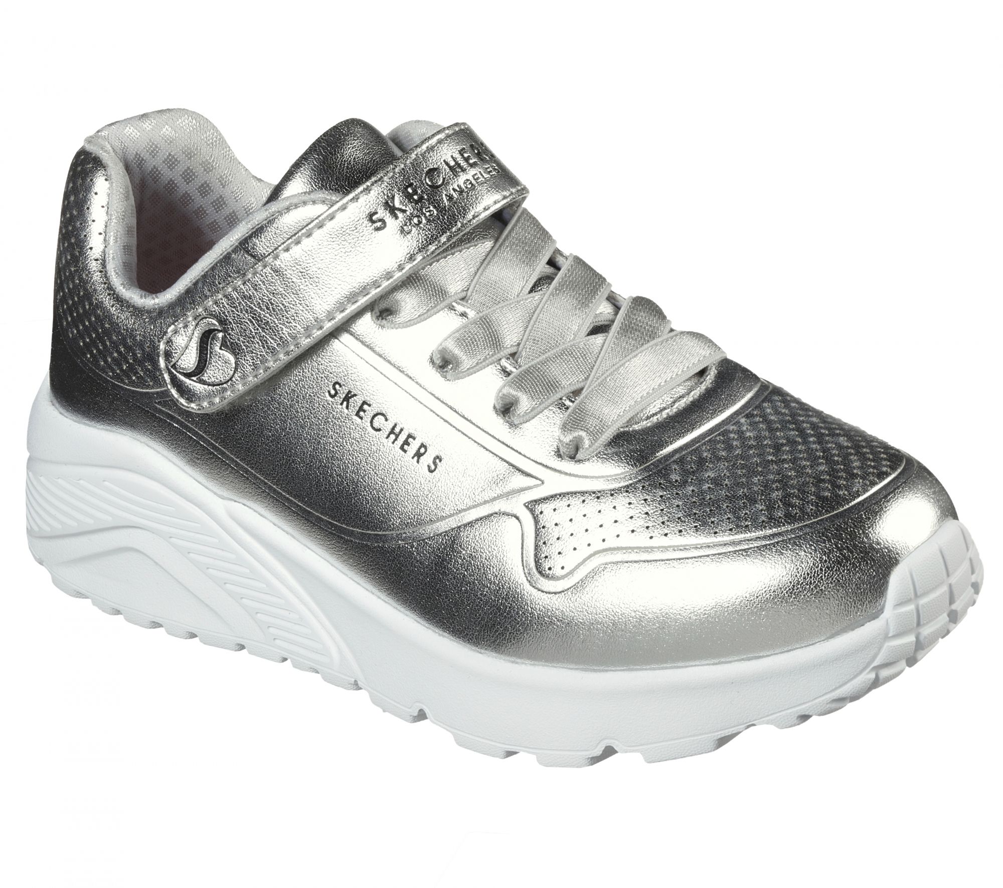 SKECHERS LÁNY UNO LITE - 310453L SILVER