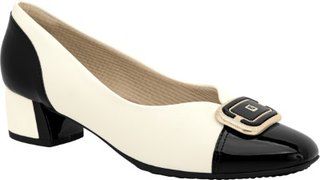 elegáns női félcipő 322036 -01 off white preto