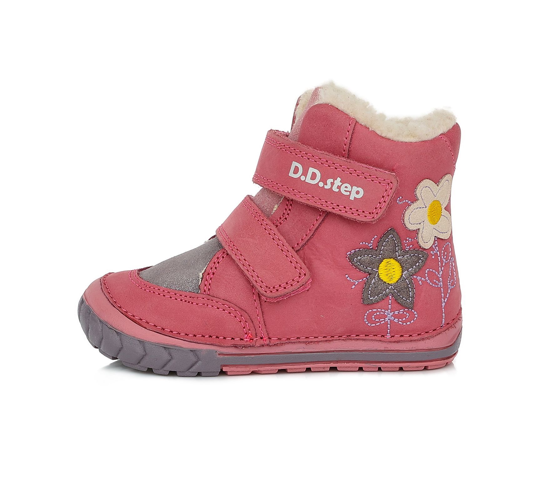 D.D.STEP LÁNYKA TÉLI CIPŐ W029-767B RED 19-24