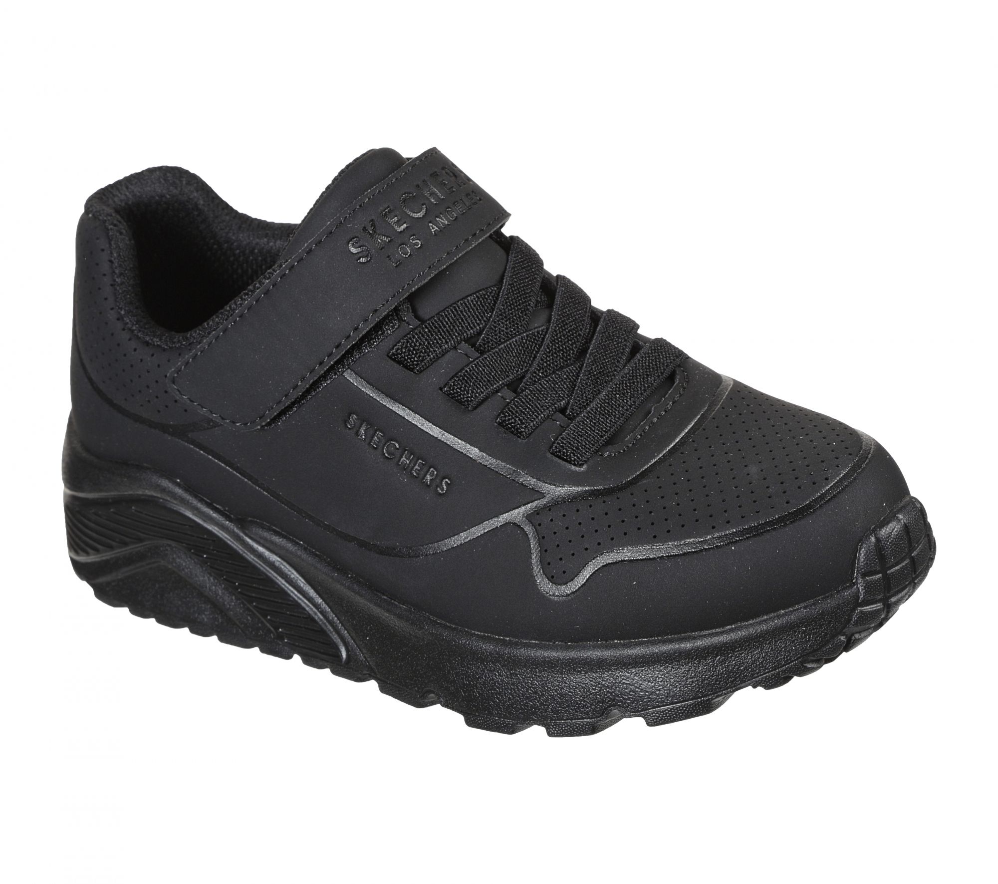 SKECHERS fekete FIÚ UNO LITE - VENDOX 403695L  BBK