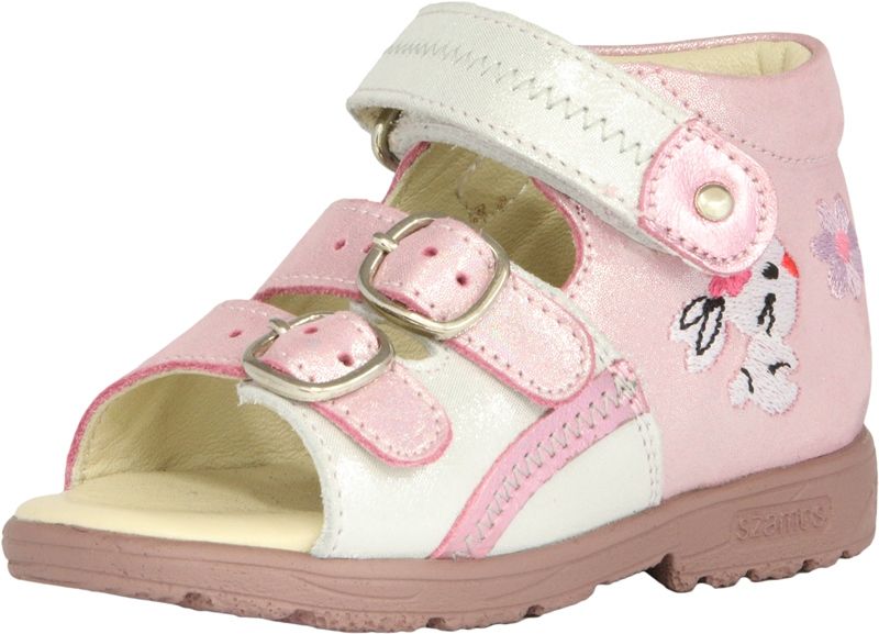 SZAMOS KÖLYÖK SZUPINÁLT SZANDÁL 4330-407491 pink-ezüst