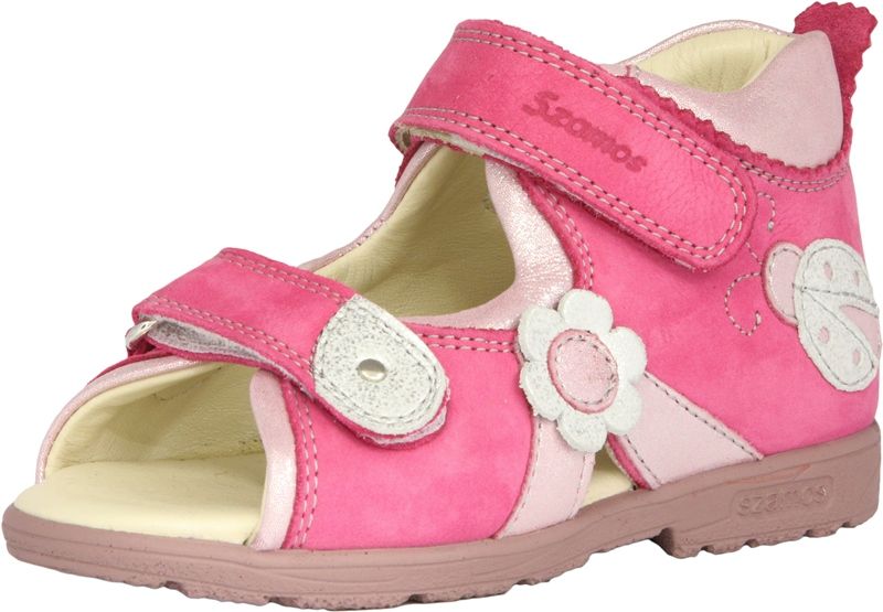 SZAMOS KÖLYÖK SZUPINÁLT SZANDÁL 4335-707493 pink-vil.lila-ezüst 31-35  méretben -