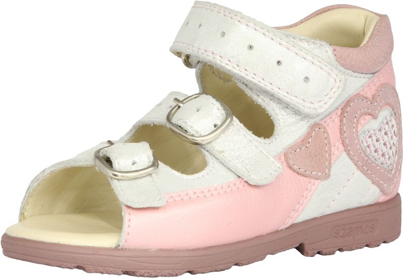 SZAMOS KÖLYÖK SZUPINÁLT SZANDÁL 4336-507493 fehér/ pink 31-35  méretben