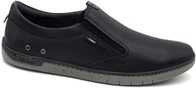 PEGADA EXTRA méretű férfi bőr félcipő 517457-05 ANILINA PRET/NAPA SOFT CARBON