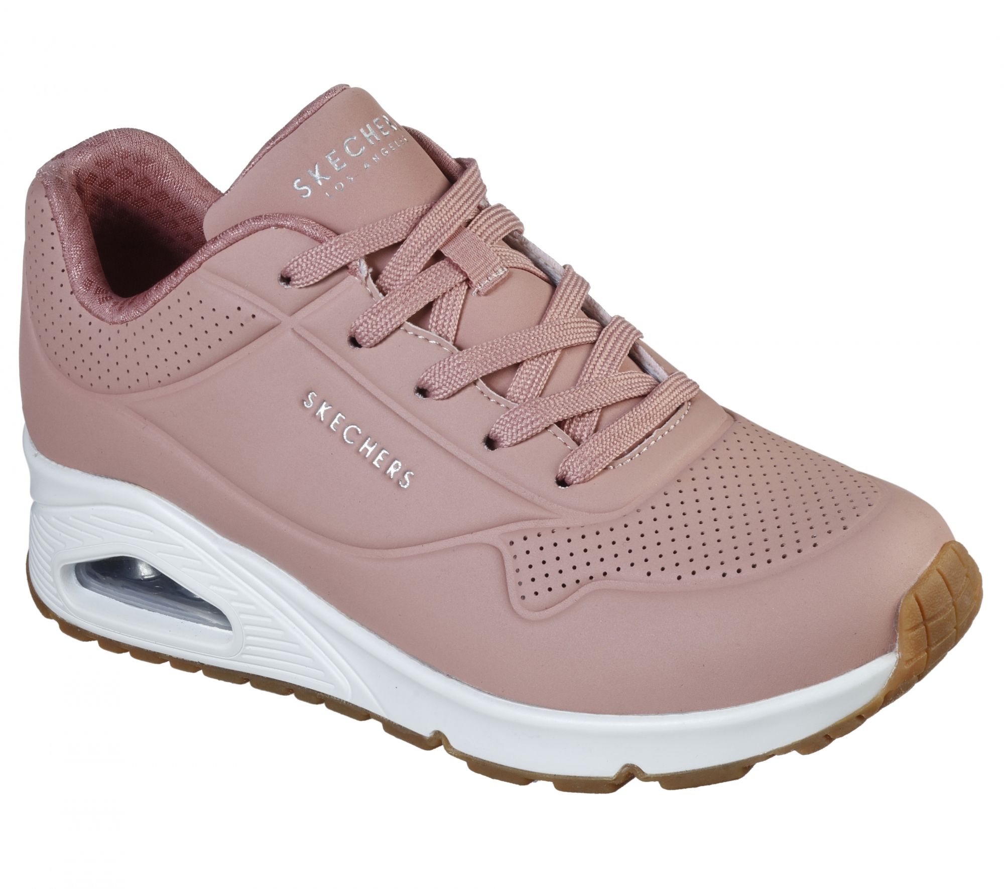 SKECHERS sportos cipő NŐI UNO - STAND ON AIR 73690 ROS