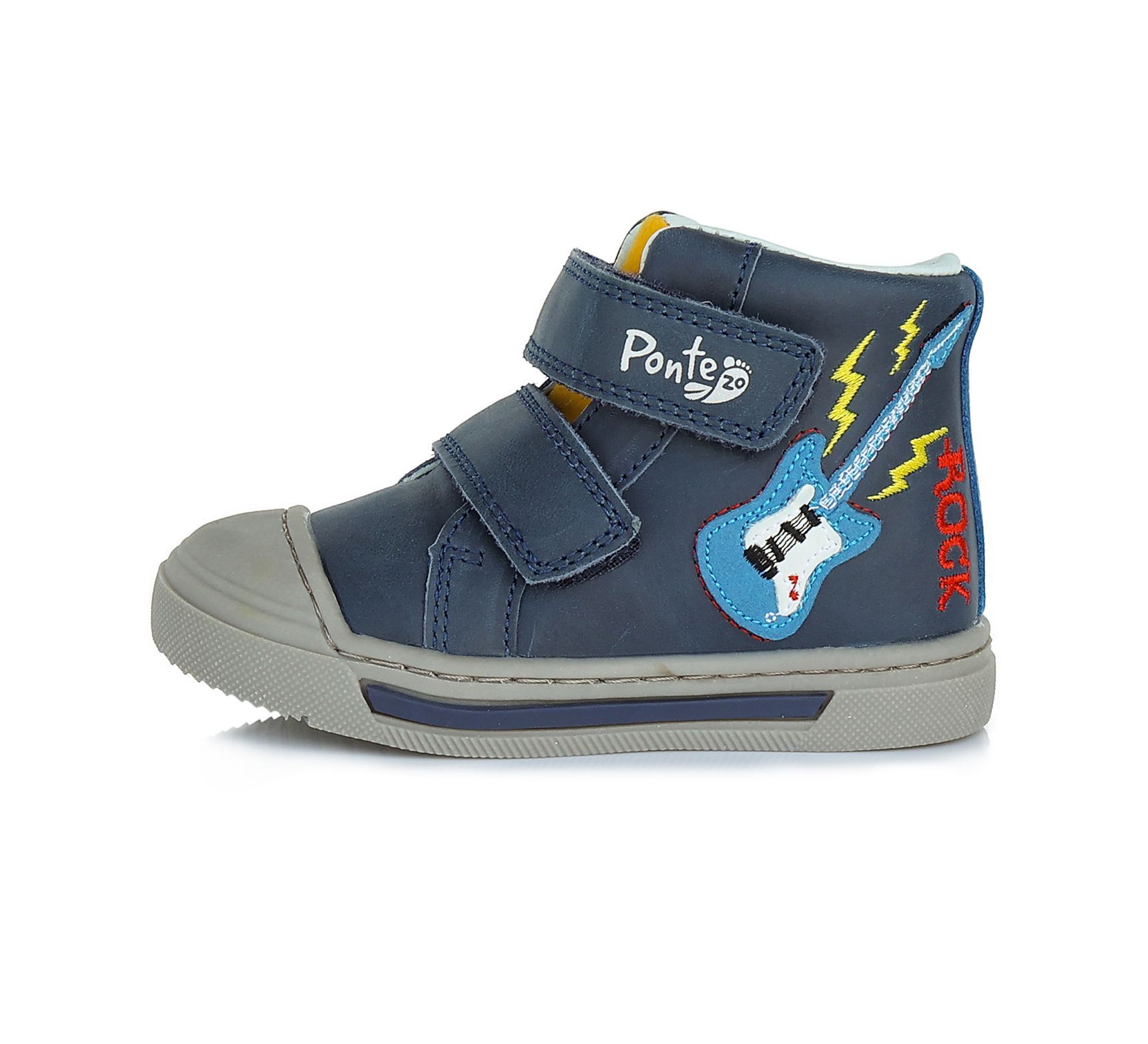 SUPINÁLT BŐR CIPŐ DA03-1-483 ROYAL BLUE 23-27  méretben