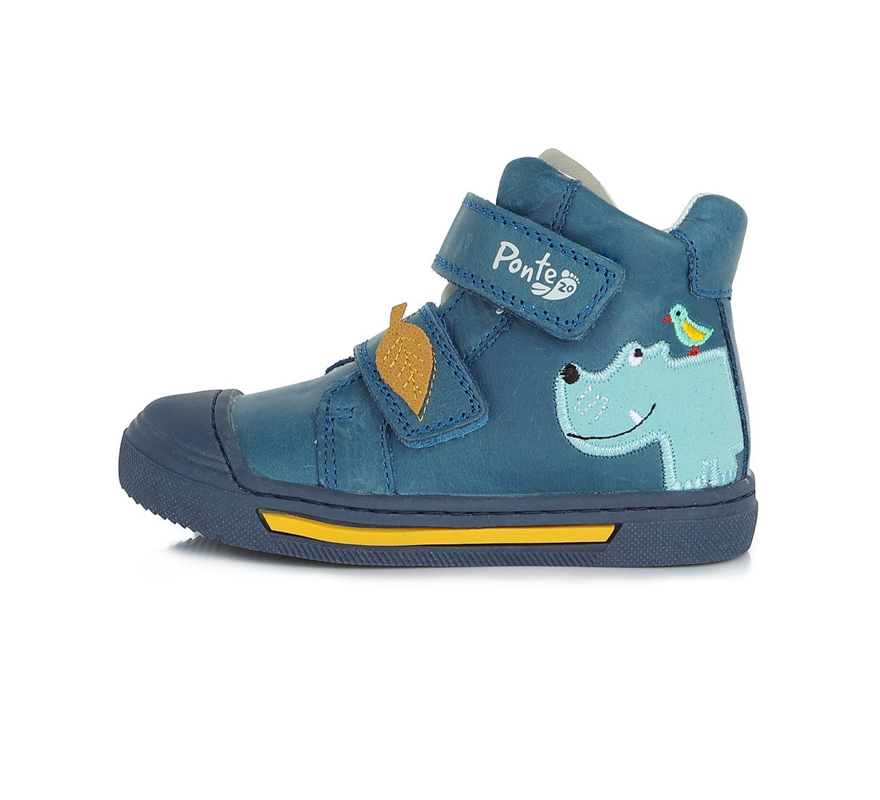 SUPINÁLT BŐR CIPŐ DA03-1-955A SKY BLUE 22-27 méretben