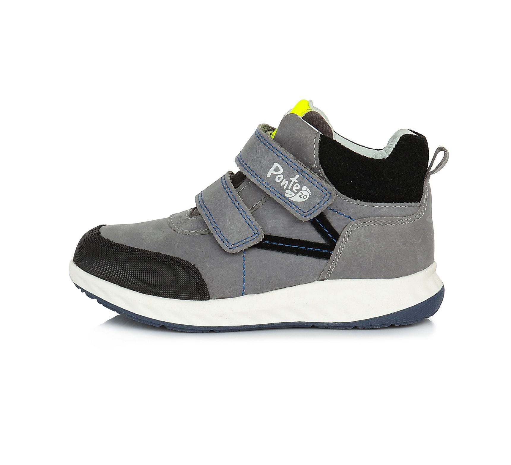 SUPINÁLT BŐR CIPŐ DA03-1-21 DARK GREY 23-27 méretben