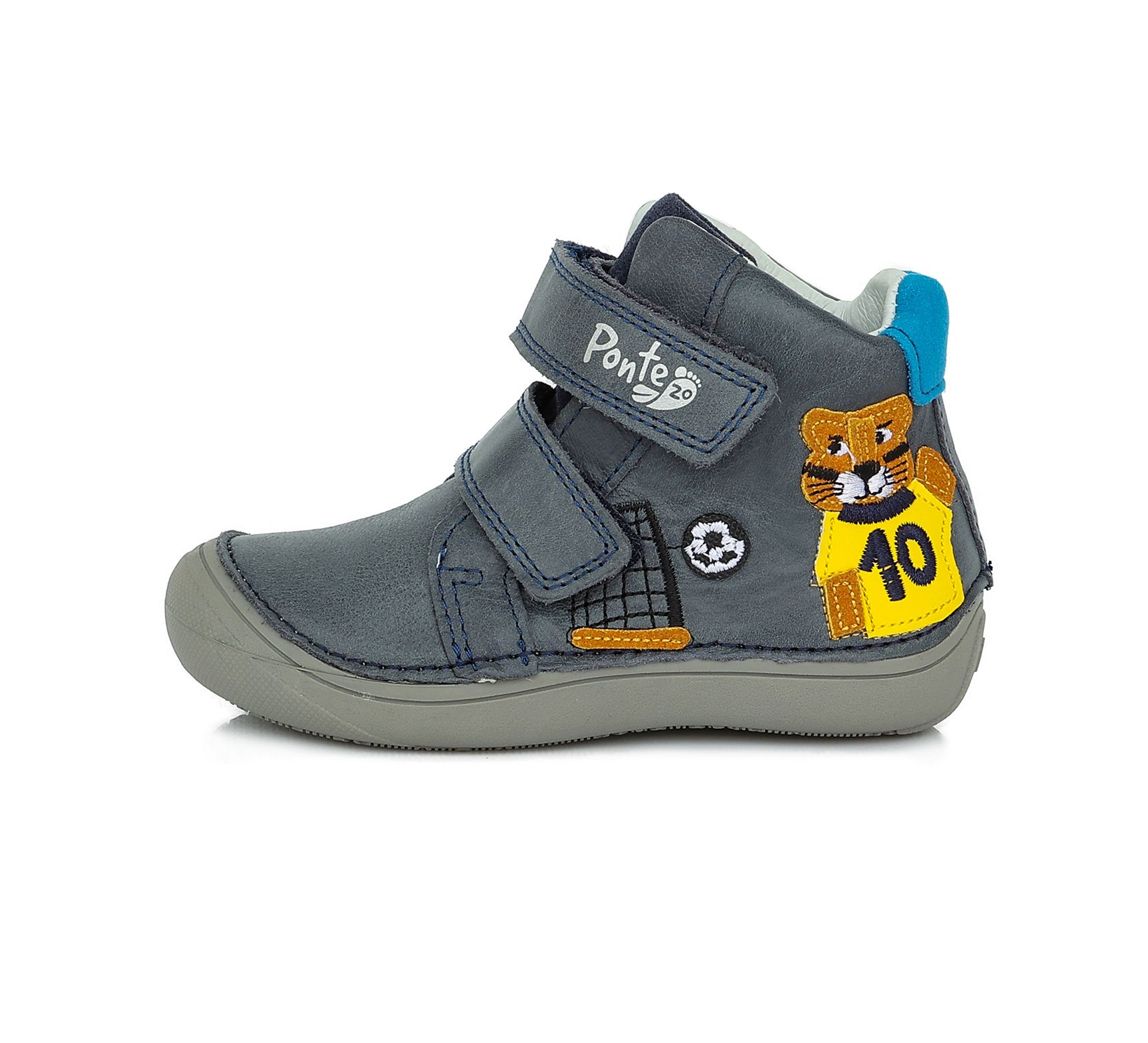SUPINÁLT BŐR CIPŐ DA03-1-281 ROYAL BLUE 24-29  méretben