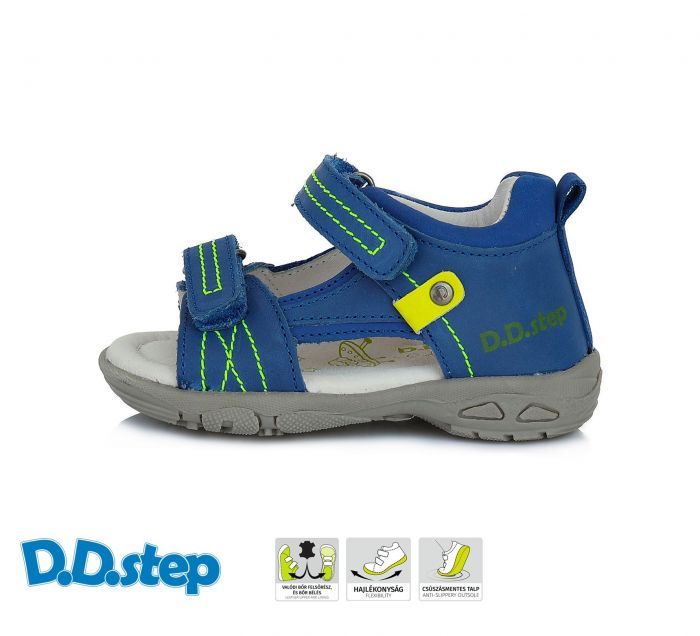 D.D.step szandál AC290-108L ROYAL BLUE 31-36 méretben