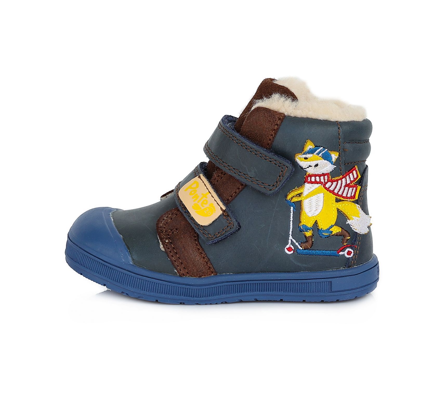 PONTE20 bélelt bakancs DA03-1-826 ROYAL BLUE 28-33  méretben