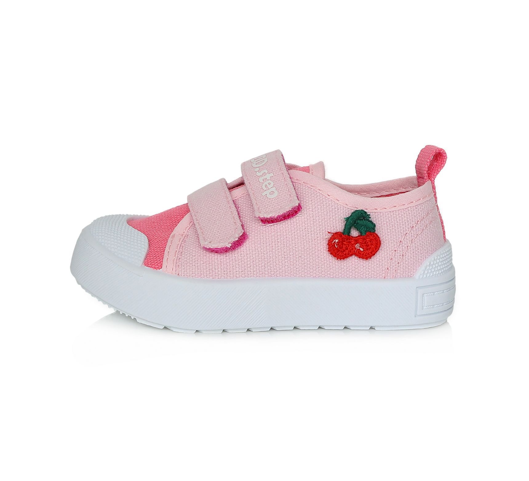 D.D.step tépőzáras vászon cipő CSG-650 PINK 20-25 méretben