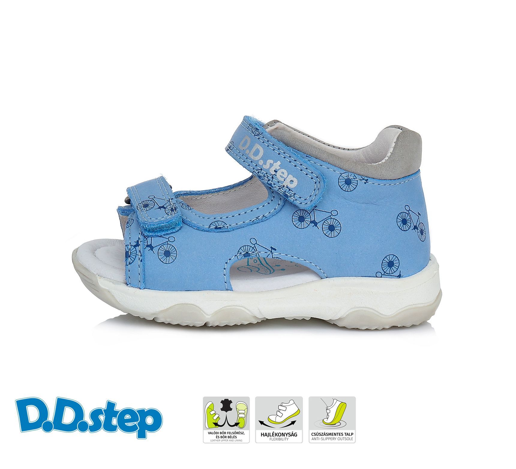 D.D.step szandál AC64-649 BERMUDA BLUE 20-25  méretben