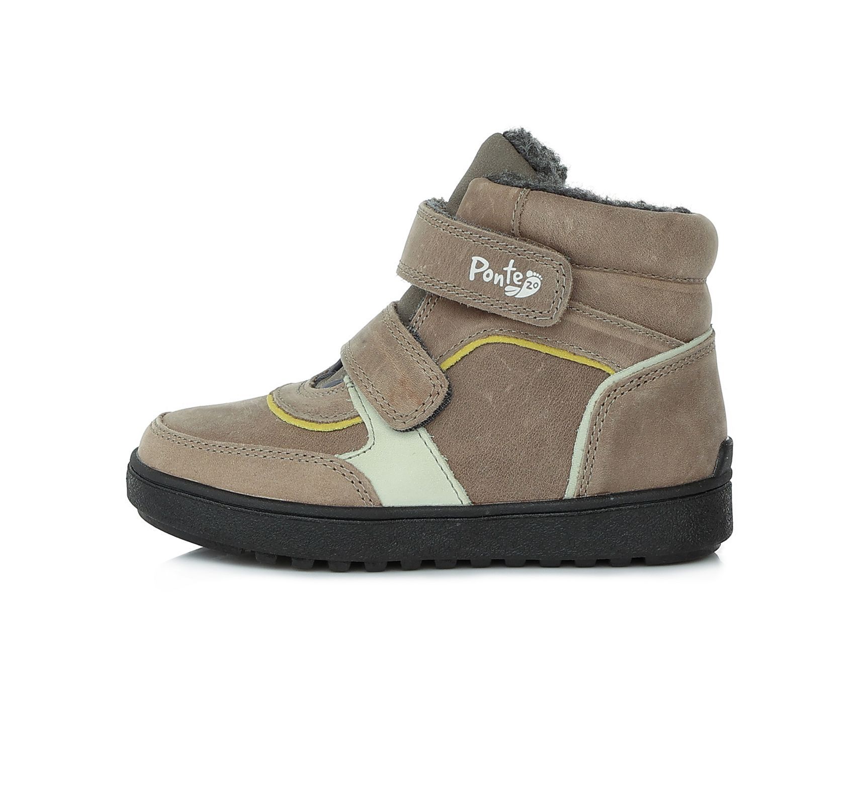 PONTE20 SUPINÁLT BŐR FIÚ TÉLI CIPŐ DA06-1-310 DARK GREY 28-33