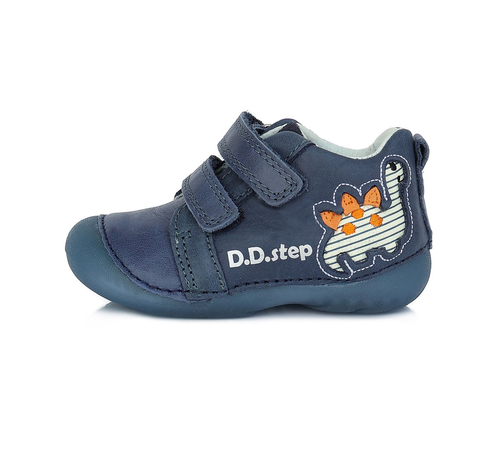 D.D.step bőr félcipő  S015-430A ROYAL BLUE 19-24 méretben