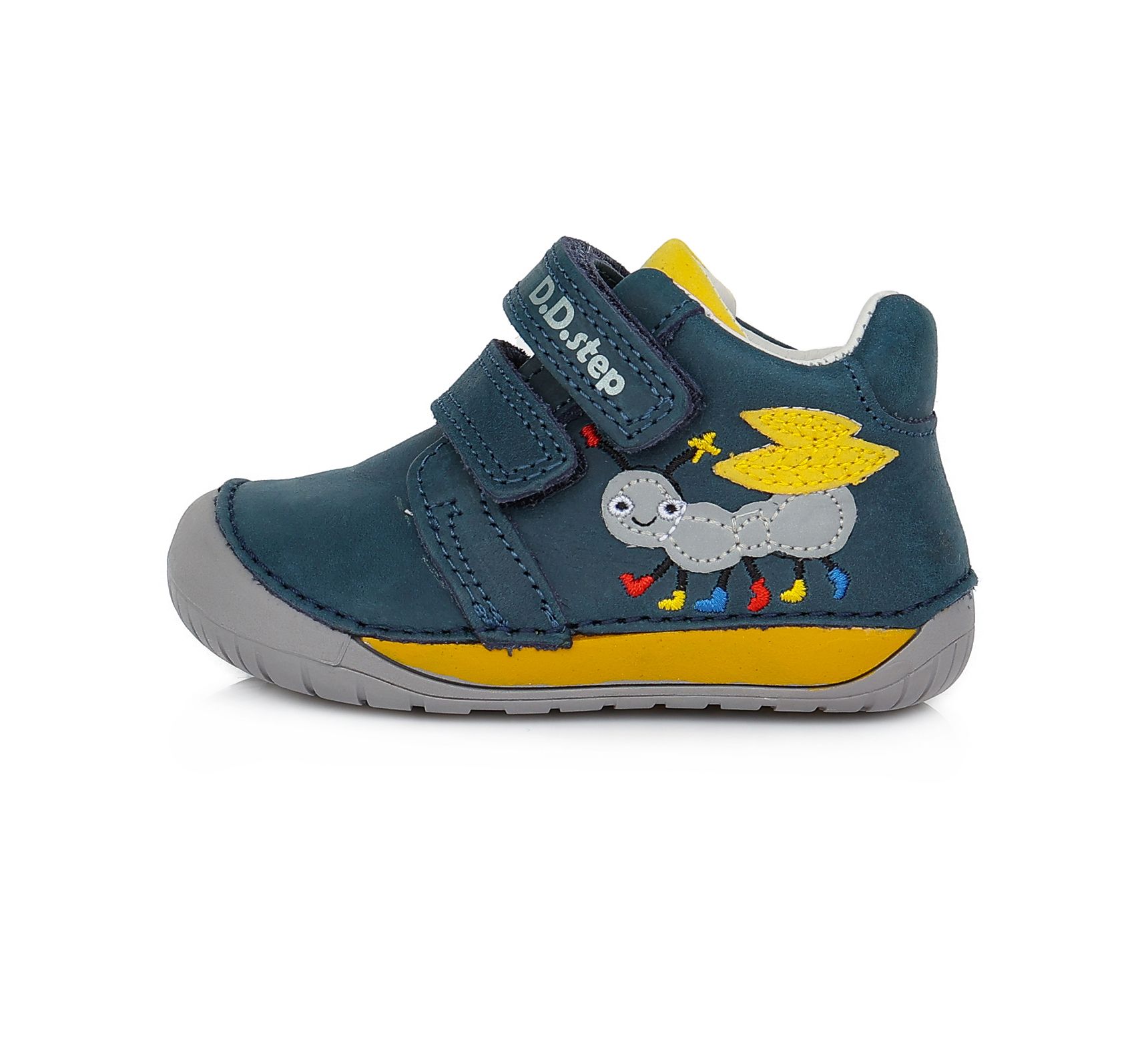D.D.step bőr félcipő S070-519A ROYAL BLUE 20-25 méretben