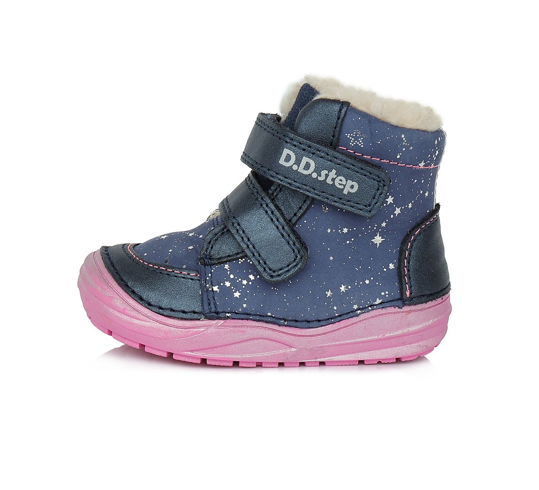 D.D.STEP LÁNYKA TÉLI CIPŐ W071-887 ROYAL BLUE 20-25