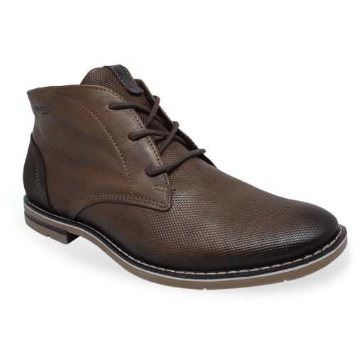 Elegáns száras cipő 121979-03 STRETCH BROWN/NOBUCK OIL  NAVY