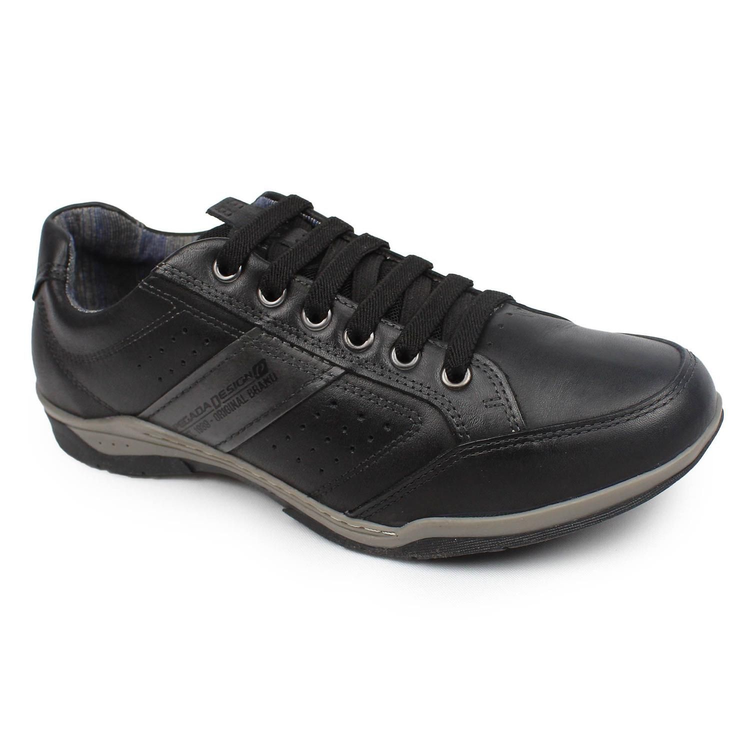 PEGADA férfi bőr félcipő 114275-04 ANILINA PRET/NAPA SOFT CARBON