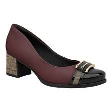 elegáns női félcipő 654008-02 burgundy