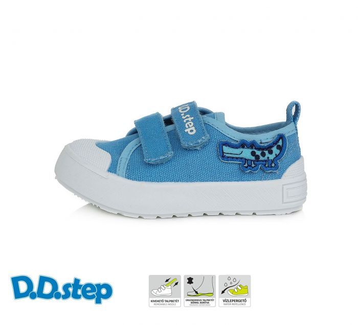 D.D.step vászoncipő CSB-449M  BERMUDA BLUE 26-31 méretben